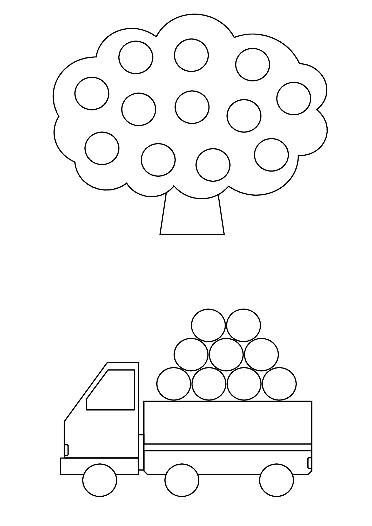 Large Circle Sticker Sheet 4