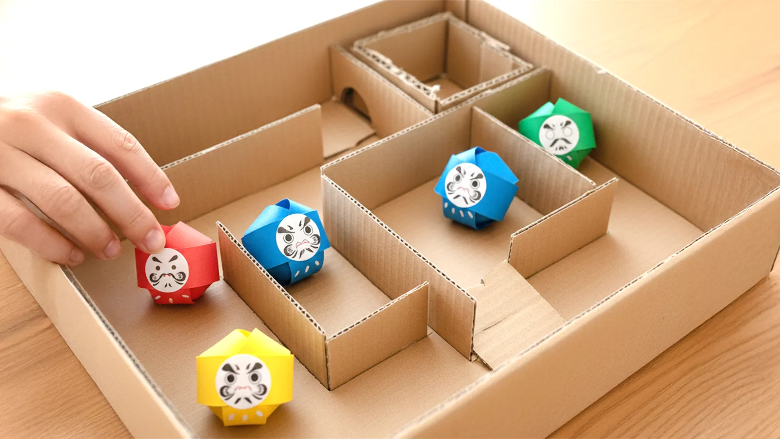 【Craft Idea】Make a Rolling Daruma Device! Fun Ways to Learn While Playing with Slope Crafts