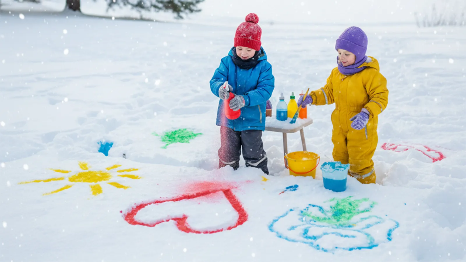 Snow Painting Goes Viral Worldwide! How to Turn Snowy Days into Your Canvas