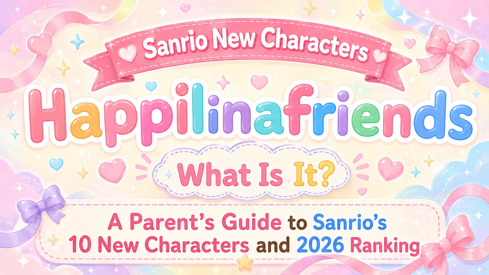 What Is Happilinafriends? A Parent's Guide to Sanrio's 10 New Characters and 2026 Ranking