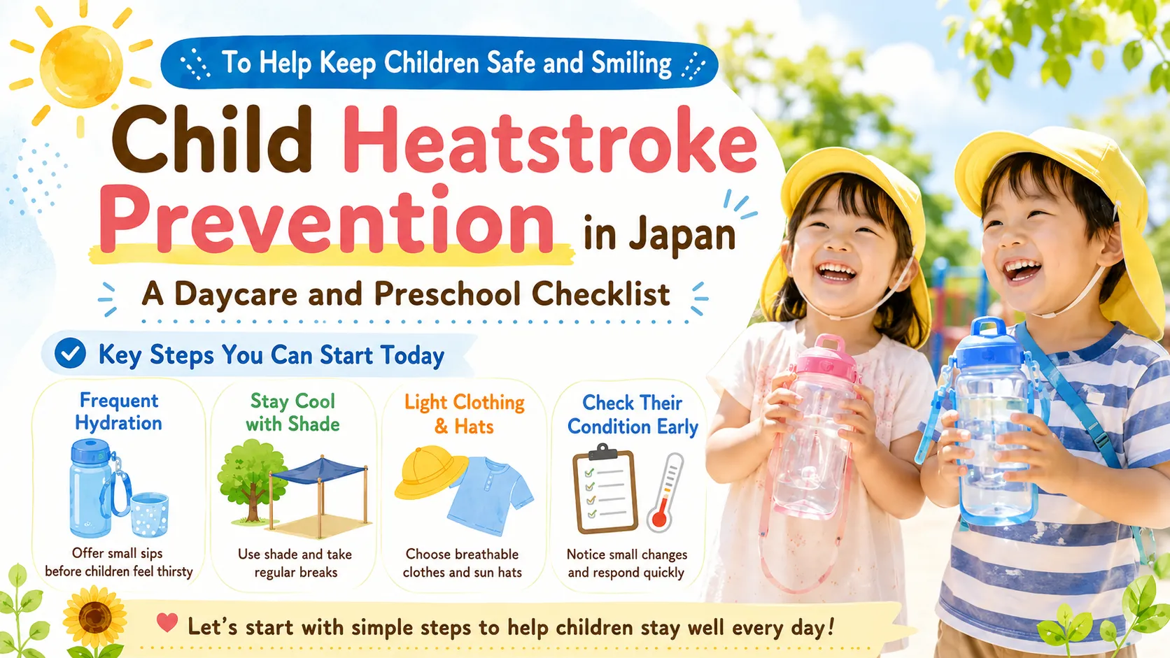 Child Heatstroke Prevention in Japan: A Daycare and Preschool Checklist