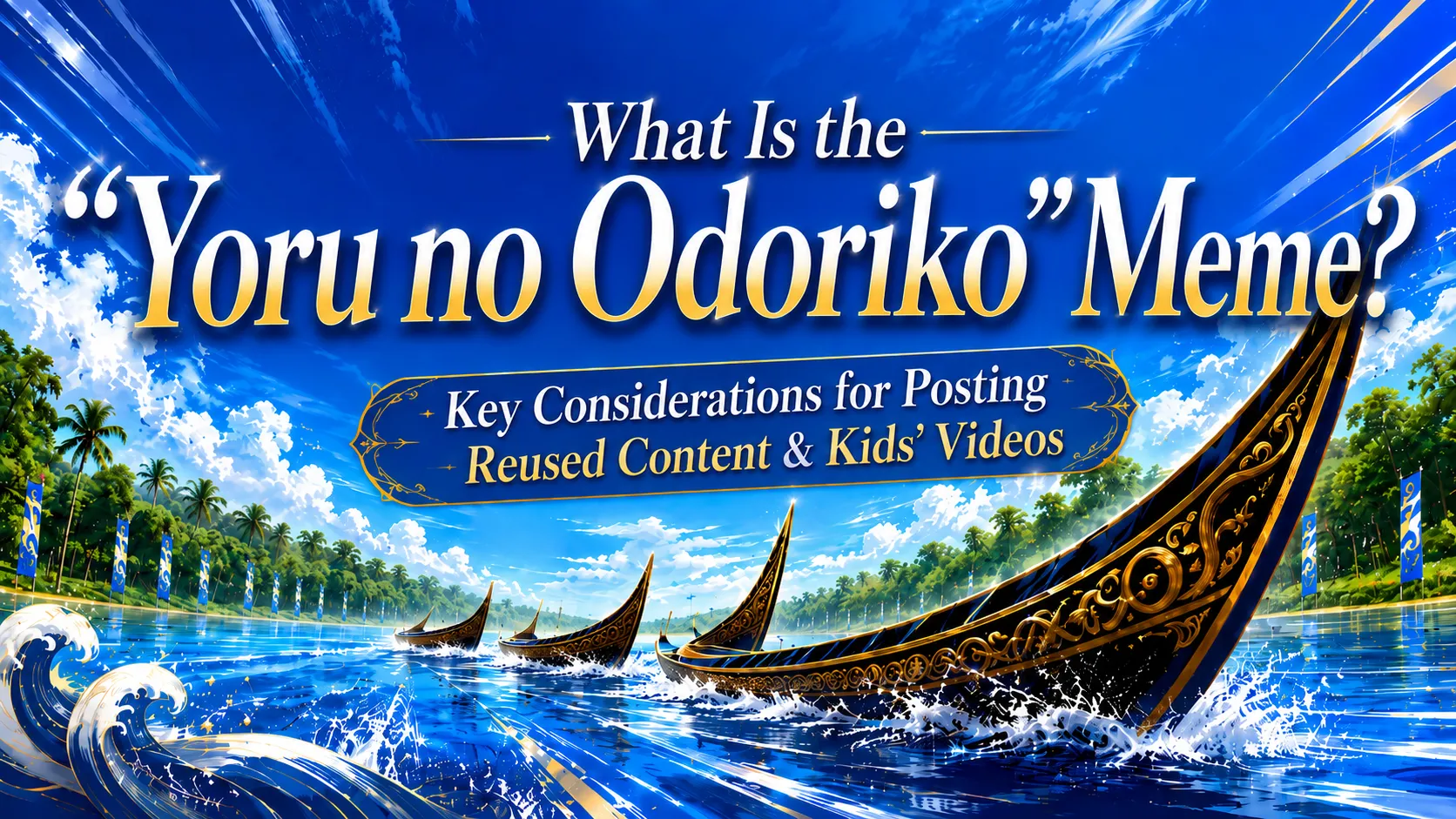 Yoru no Odoriko Meme — Pacu Jalur, Origin and Child Privacy