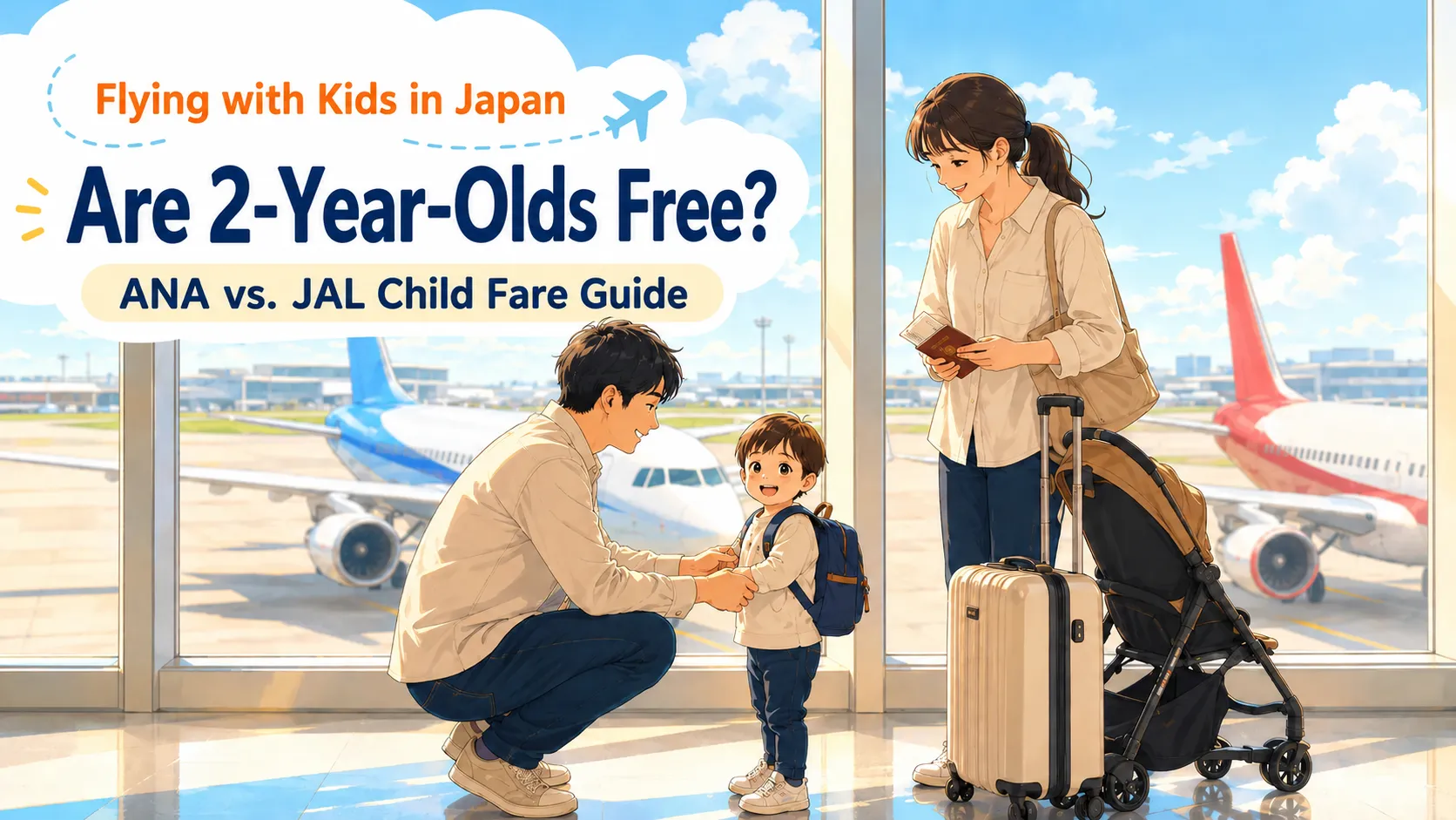 ANA vs. JAL Child Fares: Is a 2-Year-Old Free in Japan?