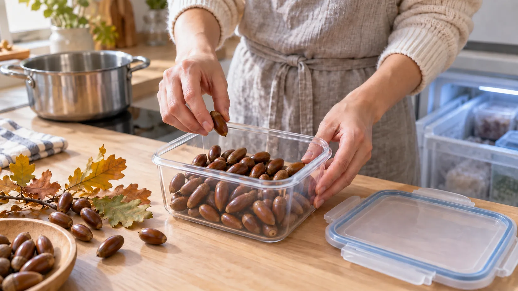 How to Treat Acorns for Crafts Without a Cooking Pot