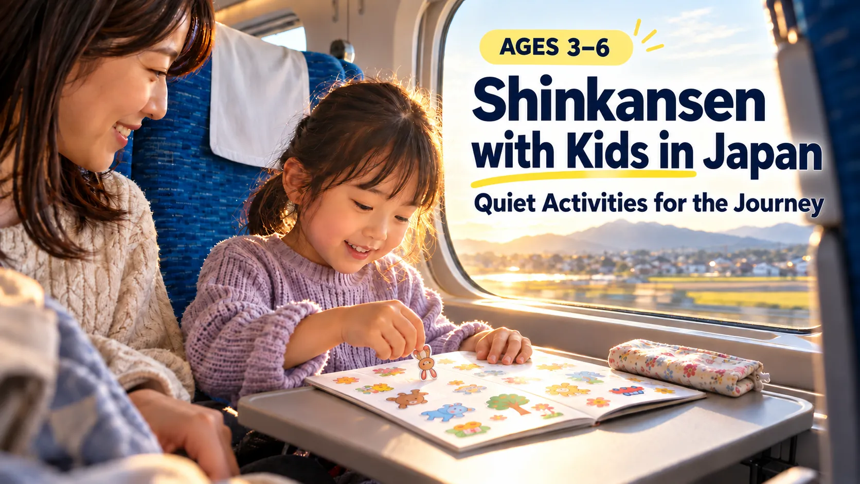 Shinkansen with Kids in Japan: Quiet Activities for Ages 3–6