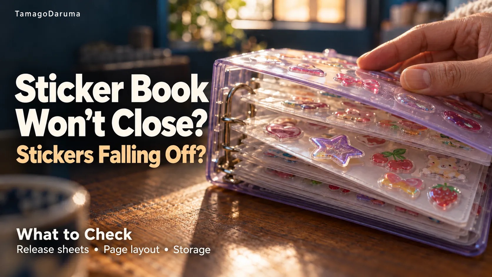 Sticker Book Won’t Close or Stickers Fall Off? What to Check Sticker Book Won’t Close or Stickers Fall Off? What to Check