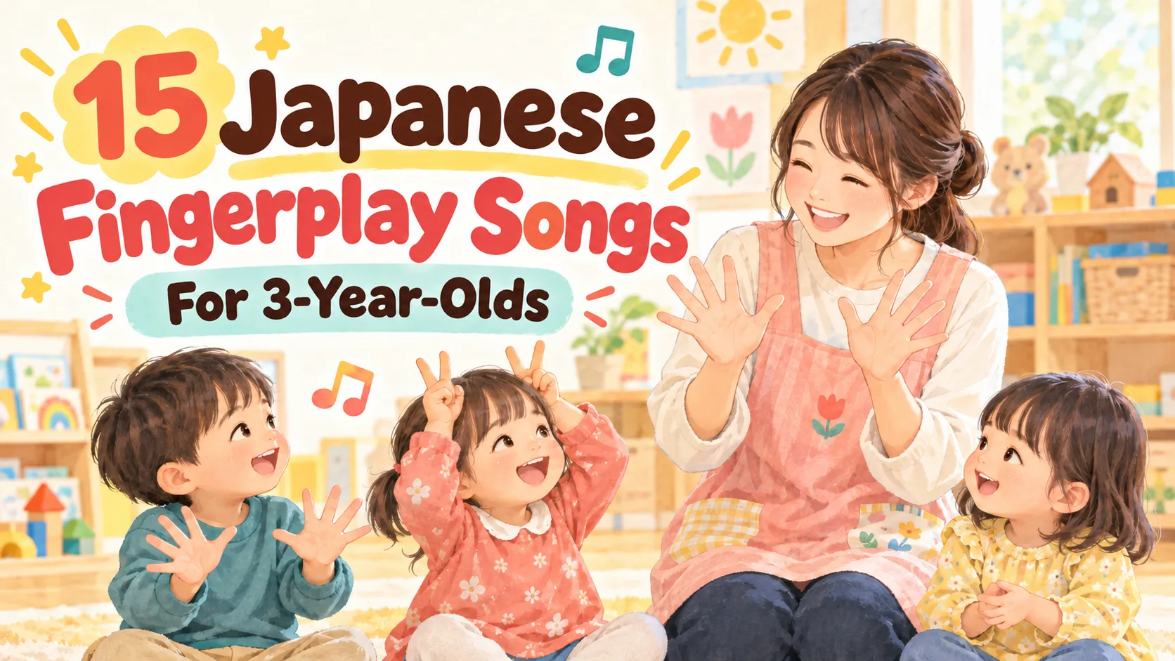 15 Japanese Fingerplay Songs for 3-Year-Olds: How to Play